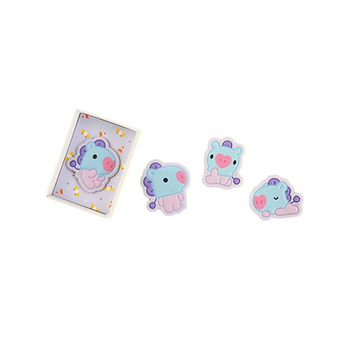 모노폴리 BT21 BABY 레더스티커 4종 세트, 망, 1세트