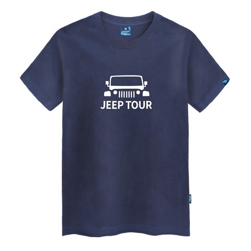 진마니아 지프투어 라운드 반팔 티셔츠 TS-336