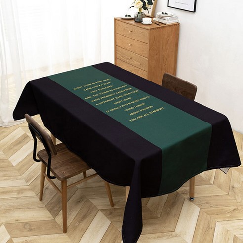 블럭마트 북유럽 스타일 방수 식탁보, TYPE7, 110 x 140 cm