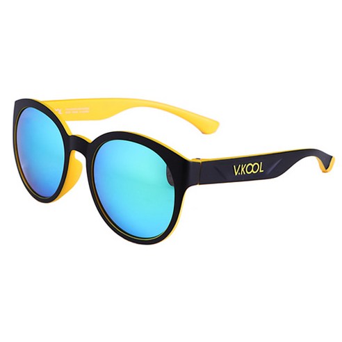VKOOL 편광렌즈 선글라스 VK-2006 + 도수클립, 그린 + 옐로우