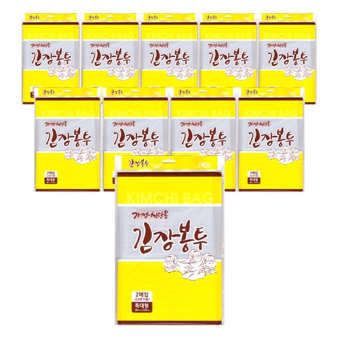 일회용 두꺼운 김장 비닐 봉지 특대 2p, 특대형(약20포기), 10개