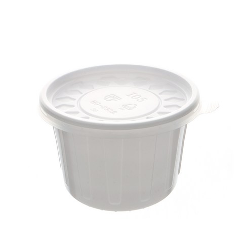 더담다 일회용 소스컵 233 대 105 x 65 mm 백색, 1개입, 100개