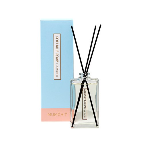 멈칫 디퓨저 130ml, 소프트블루솝