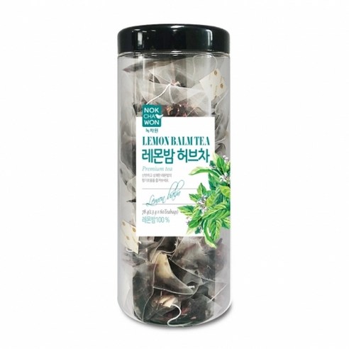 녹차원 레몬밤 허브 티백, 1.3g, 60개