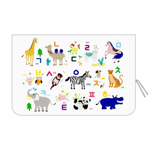 바니바니 차량용 자석 유아 암막 햇빛가리개, ㄱㄴㄷ, 1개