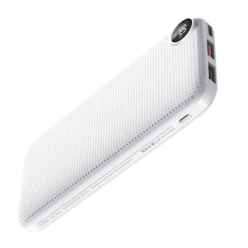 맥도도 디스플레이 QC 플러스 PD 고속충전 멀티 보조배터리 10000mAh, MC-658, 화이트