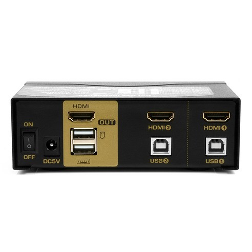 KVM KVM切換器 2口KVM切換器 2口KVM遙控切換器 HDMI KVM切換器