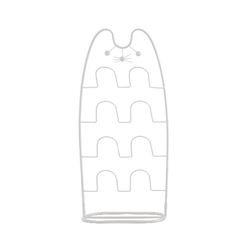 블럭마트 스탠스 실내화 거실화 정리걸이대, 화이트, 1개