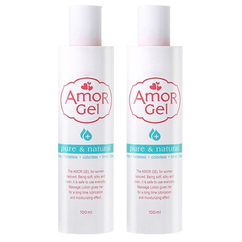 아모르젤 세정 천연쑥 질경이 성분 고급 젤 캡용기형, 100ml, 2개
