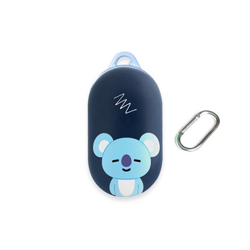 BT21 라인프렌즈 우주최강 버즈케이스 + 카라비너, 코야