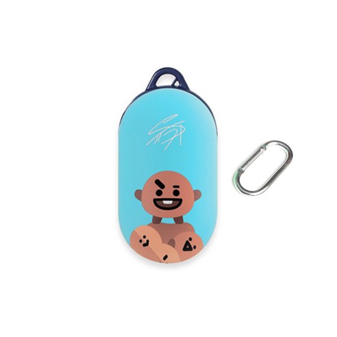 BT21 라인프렌즈 우주최강 버즈케이스 + 카라비너, 단일상품, 슈키