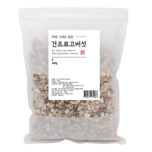 온담 자연 그대로 담은 건조 표고 버섯 칩, 300g, 1개