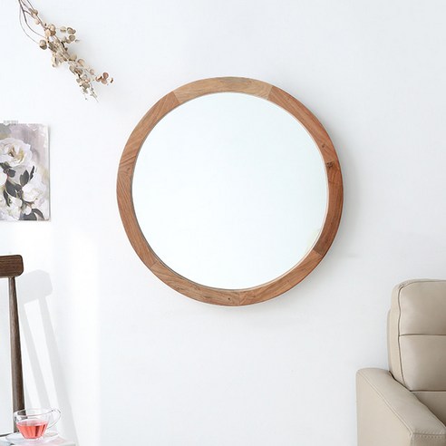 마켓비 PECRE 빈티지 원형거울 65cm PC0116MR, 혼합색상