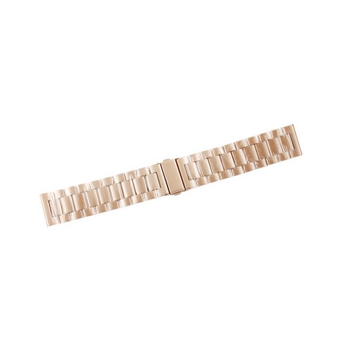 비쉐르 갤럭시 프론티어/기어S3/워치3 22mm 엑설런트 메탈 밴드 스트랩 (45/46mm 호환 가능), 베이지, 1개