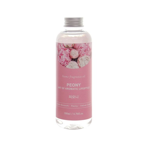 아로마코 디퓨저 리필오일, 피오니, 200ml, 1개
