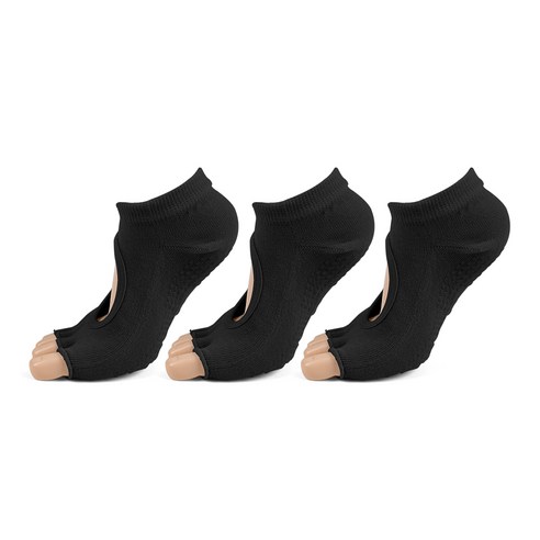 데비 님프 컷토우 요가삭스 3켤레