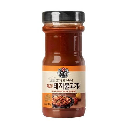 백설 매콤한 돼지불고기양념, 840g, 1개