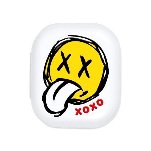 유스픽 휴대용 UV C LED 칫솔살균기, HH-20TBS-GLWH, 이모지 XOXO
