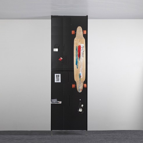 타공판닷컴 철제 파티션 가로 70cm x 높이 110cm + 가로 70cm x 높이 110cm 세트, 블랙
