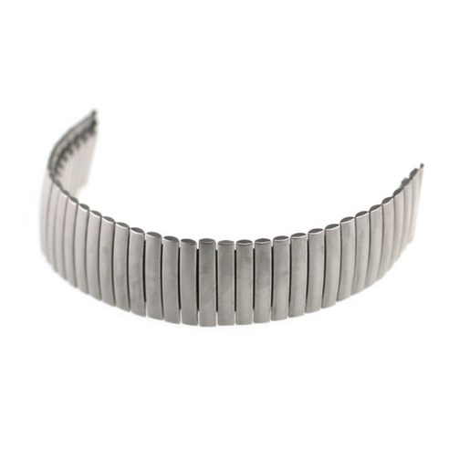 갤럭시 프론티어/기어S3/워치3 22mm 익스펜션 밴드 (45/46mm 호환 가능), 무광실버, 1개
