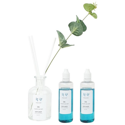 락향 아로마 디퓨저 본품 105ml + 리필 105ml 랜덤발송 세트, 자몽