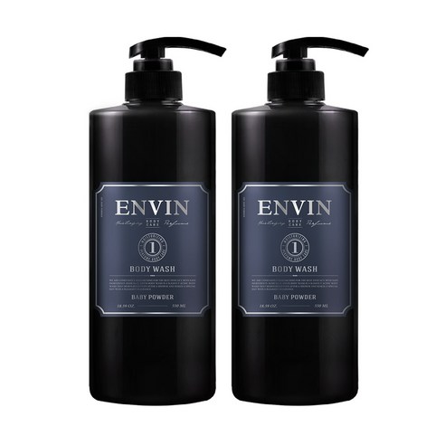 앙방 약산성 모이스쳐 라이징 퍼퓸 바디워시 베이비파우더, 550ml, 2개