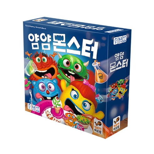행복한바오밥 얌얌 몬스터 보드게임, 혼합색상