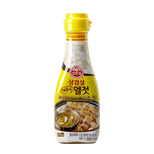 오뚜기 삼겹살 제주식 멜젓 소스, 270g, 9개