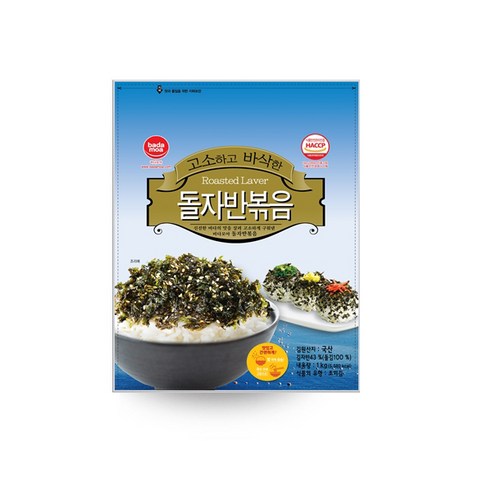바다모아 김자반 돌자반볶음 업소용, 1kg, 1개