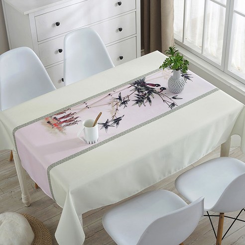 알럽홈 이네이트 가정용 테이블 식탁보, Type14, 110 x 160 cm