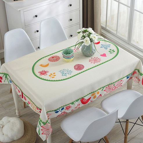 알럽홈 이네이트 가정용 테이블 식탁보, Type18, 70 x 70 cm
