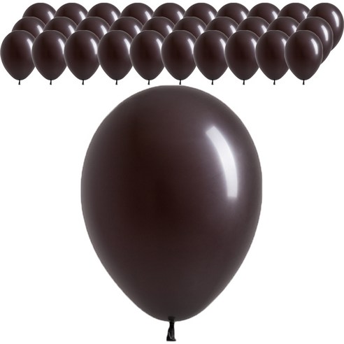 셈퍼텍스 스탠다드 풍선 30cm, 초콜렛, 50개