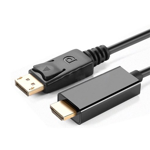 셀인스텍 DP to HDMI 1.8m 맥용 디스플레이포트 4K 케이블, 1개