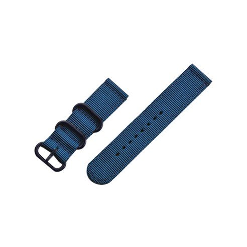 비쉐르 갤럭시 프론티어/기어S3/워치3 22mm 패브릭 스포츠 밴드 스트랩 (45/46mm 호환 가능), 블루, 1개