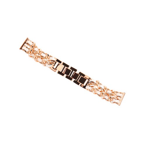 비쉐르 샤체인 갤럭시워치 2 메탈 밴드 스트랩 44mm, 로즈골드화이트, 1개