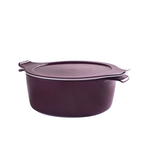 에센바흐 인덕텀 쿡앤서브 도자기 양수냄비, 16cm, plum