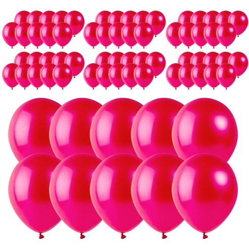 로켓풍선 30cm, 펄 푸치샤, 200개