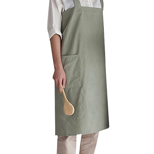 베이직 데일리 앞치마, 카키, 1개