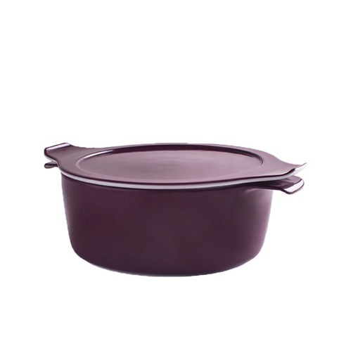 에센바흐 인덕텀 쿡앤서브 도자기 양수냄비, 18cm, plum