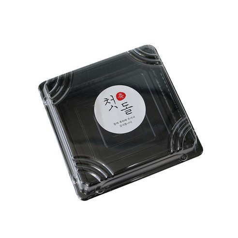 일회용 도시락 용기 XYW-F03 50p + 첫돌 스티커 한글1 50p, 1세트