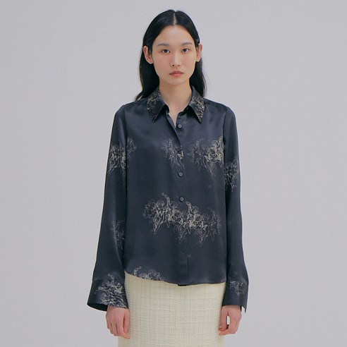 분더캄머 여성용 Print Silk Shirts