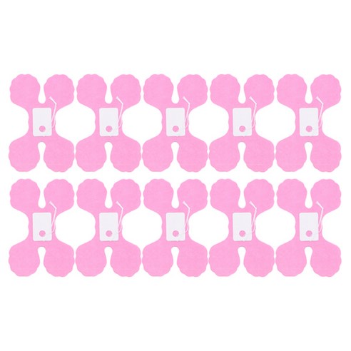마켓감성 종이 네잎크로버 파티장식 3m 10p, 라이트핑크