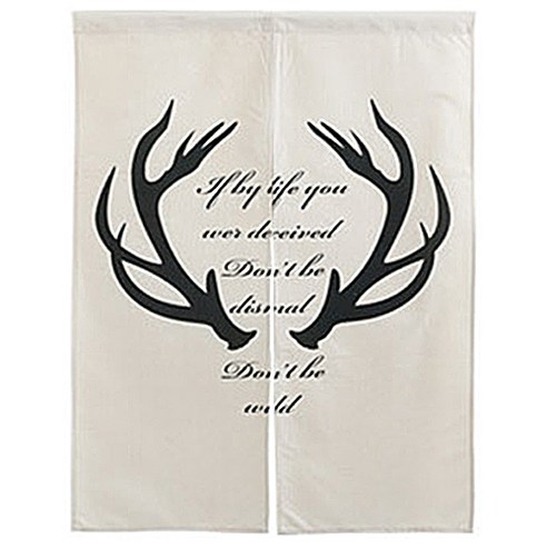 더플로우 북유럽 패브릭 인테리어 린넨 도어 가리개커튼