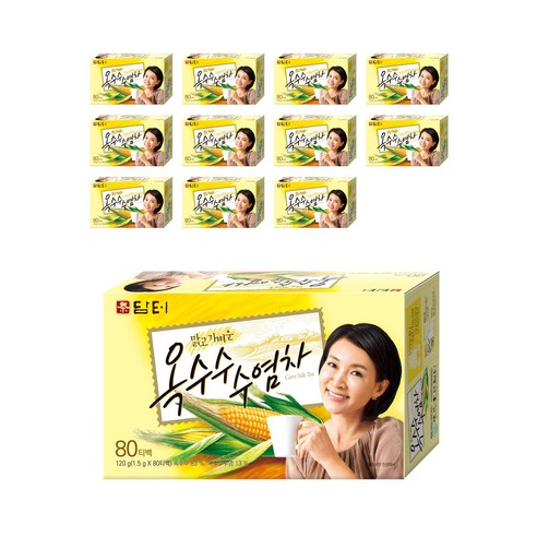 담터 옥수수수염차, 1.5g, 80개입, 12개