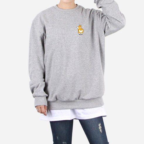스타토리 웰시 오버핏 맨투맨