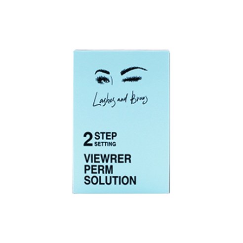래쉬앤브로우 뷰러펌 솔루션 속눈썹 펌제 파우치형 2제, 0.8g, 10개