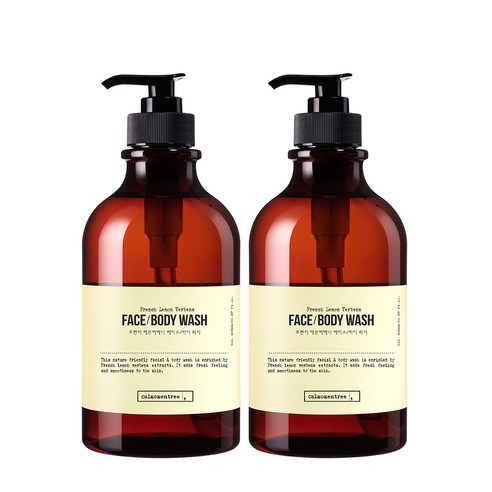 캄모멘트리 프렌치 레몬 버베나 페이스 바디워시 레몬버베나향, 650ml, 2개