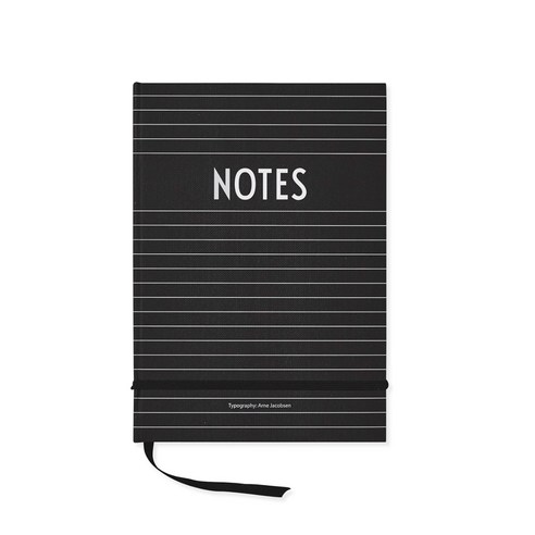 디자인레터스 유선노트, 블랙, 1개