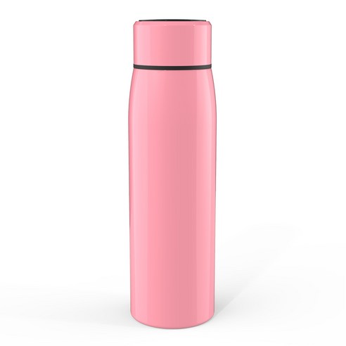 비핏 2중 진공 스마트 보틀, 핑크, 380ml