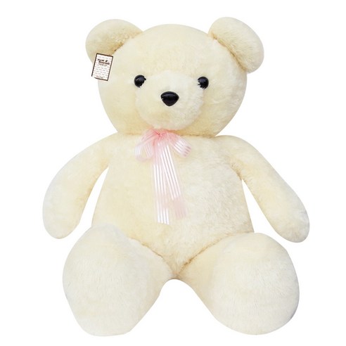 아이러브베어 왕 봉제인형, 80cm, 아이보리
